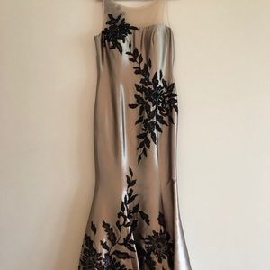 Custom made dress. All silk and wool.